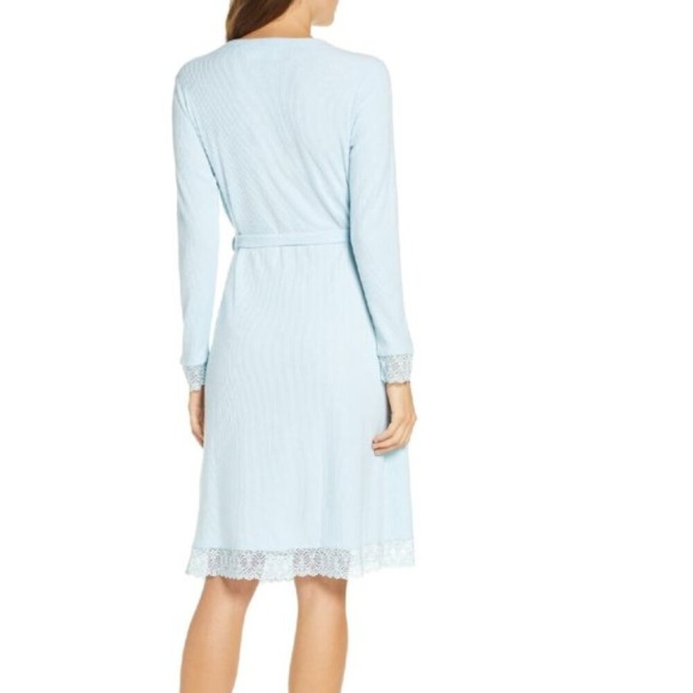 RACHEL PARCELL Lace Trim Robe - Picture 3 of 8